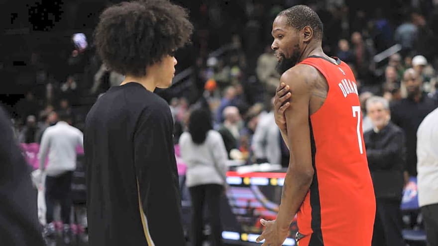 Why Rockets’ Kevin Durant is ‘thanking God’ for controversial NBA salary cap rules