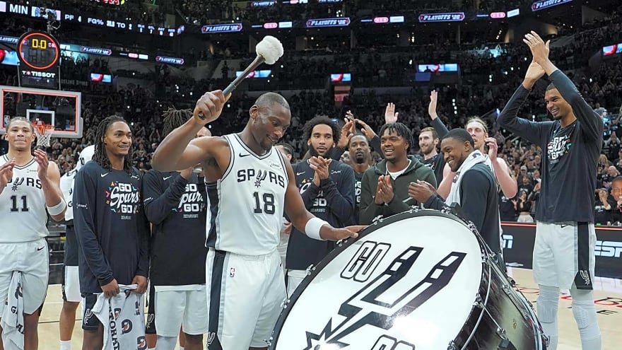 Spurs’ Bismack Biyombo grabs attention with IG post after WCF win