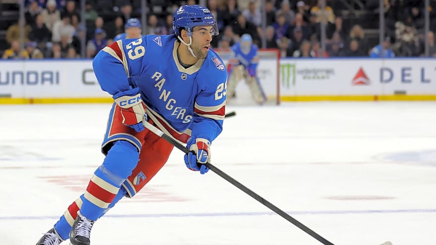 Rangers’ Matthew Robertson stuns Bruins with fearless OT winner