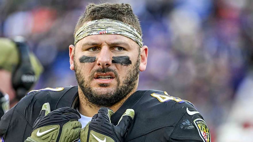 Patrick Ricard follows ex-Ravens coach John Harbaugh to Giants