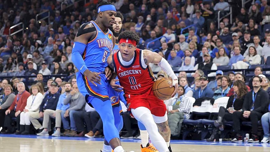 Lu Dort, Jeremiah Fears get into heated exchange after Thunder beat Pelicans