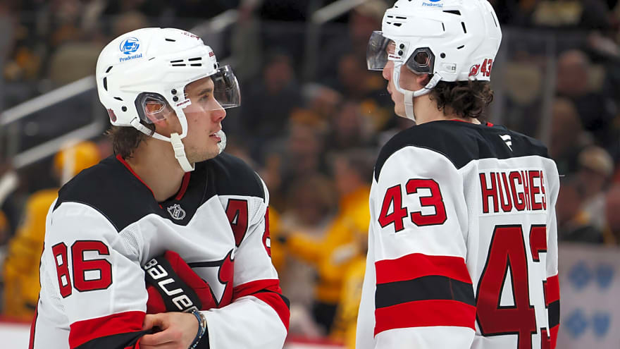 Devils’ Jack Hughes literally never watched a Wild game until brother Quinn got traded there