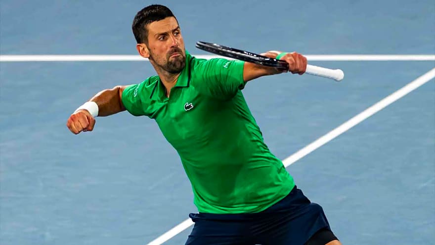 Novak Djokovic makes Australian Open semifinals, escapes two-set deficit after Lorenzo Musetti injury