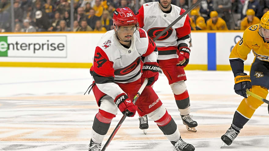 Seth Jarvis will be ‘out for a while’ for Hurricanes after scary injury