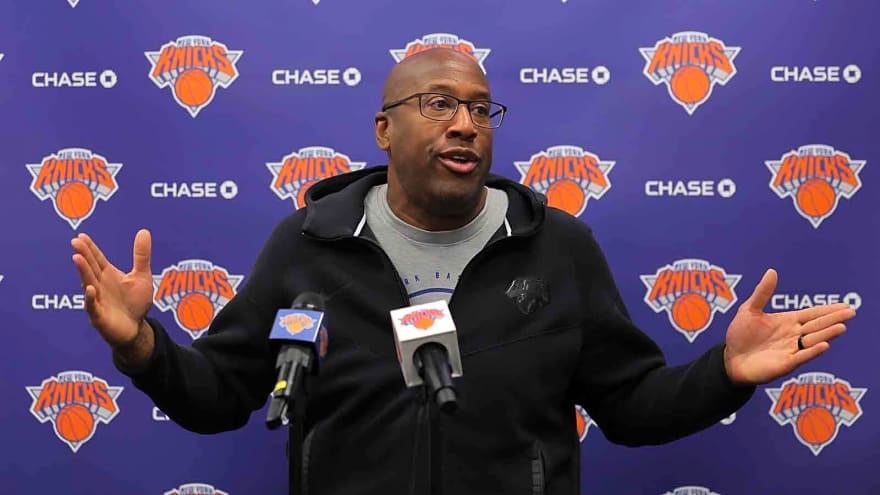 1 Knicks player in danger of losing starting job in 2026-27 training camp