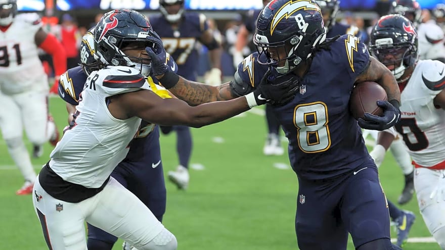 Chargers’ Omarion Hampton officially out for Week 18 vs. Broncos