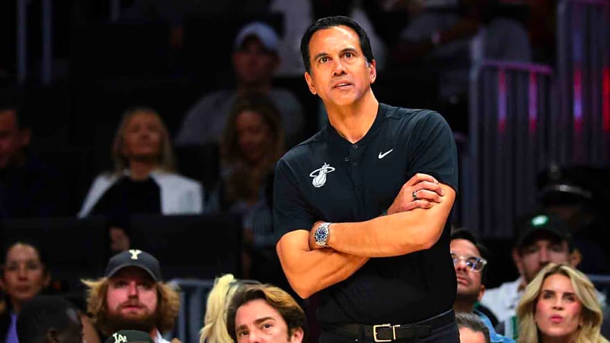Heat’s Erik Spoelstra sees bright side in historically bad early struggles vs. Celtics