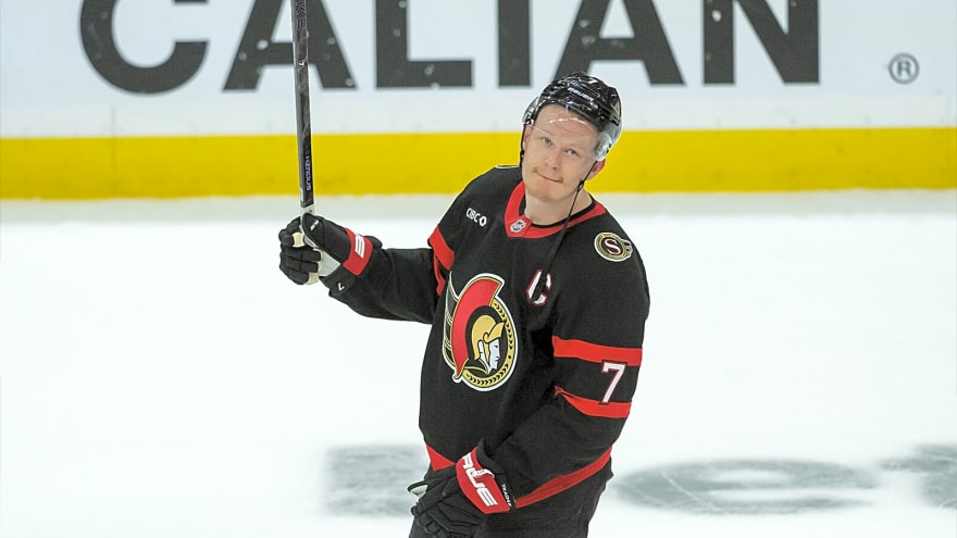 Senators’ Brady Tkachuk hits major career milestone amid Rangers demolition