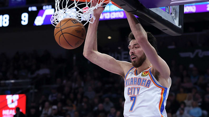 Thunder tie franchise record after demolishing Jazz