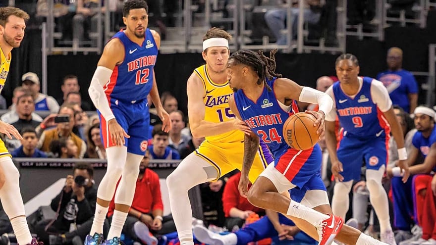 Watch Pistons’ Daniss Jenkins burn Austin Reaves for clutch bucket that doomed Lakers