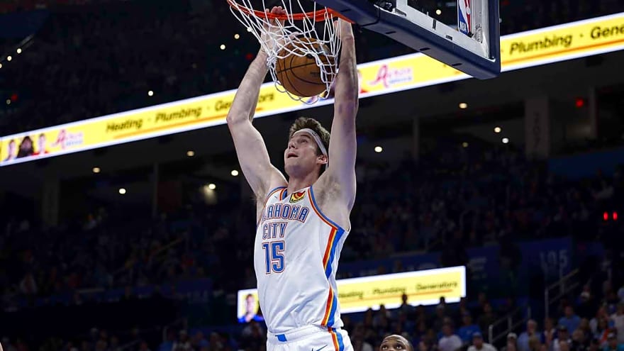 Thunder’s Branden Carlson opens up about ‘super special’ return trip to Utah vs. Jazz