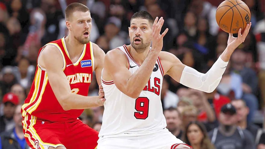  Insider suggests Hawks-Bulls trade involving Kristaps Porzingis, Coby White, Nikola Vucevic
