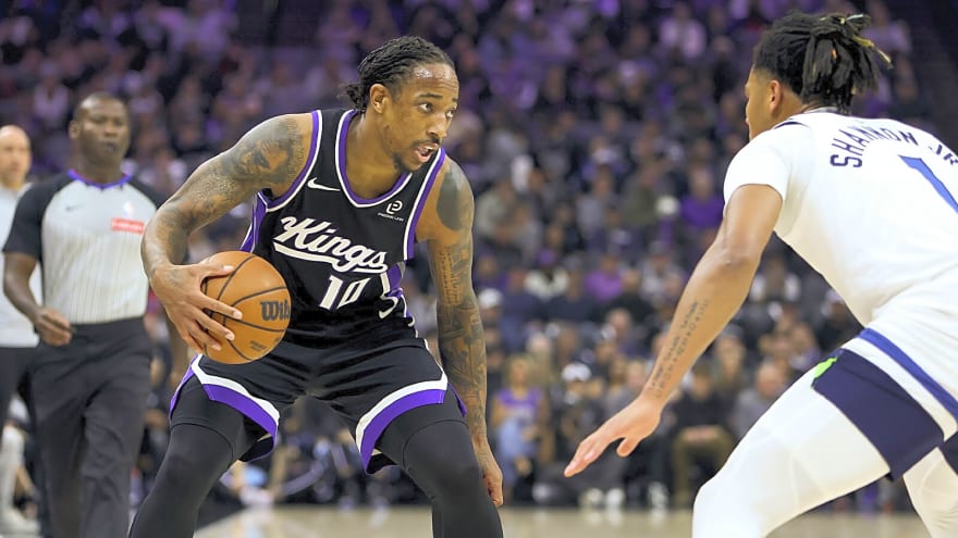Kings’ DeMar DeRozan nears LeBron James, Kobe Bryant clutch record in OT win vs. Timberwolves
