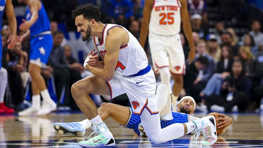 Knicks’ depth hit with concerning Landry Shamet injury in loss to Magic