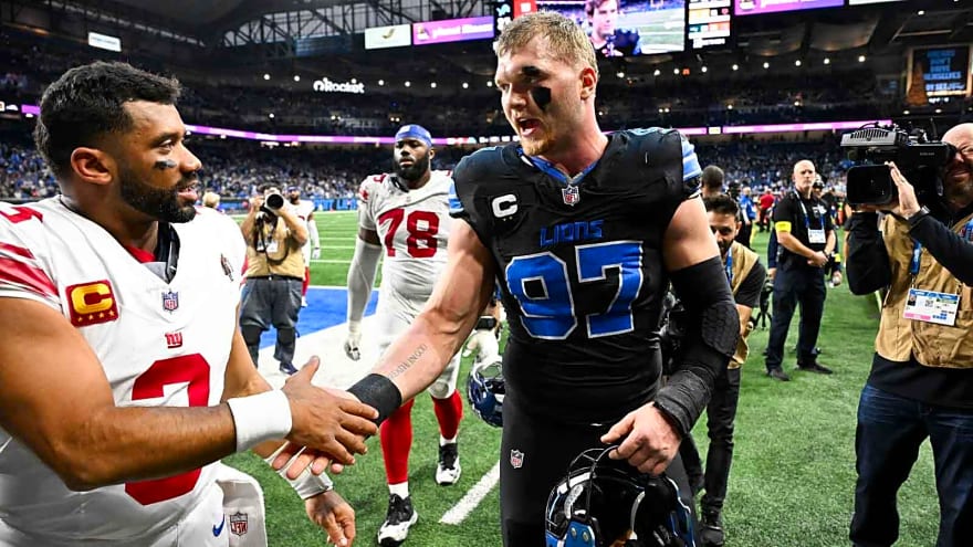 Lions’ Aidan Hutchinson gets real on nail-biting comeback win over Giants