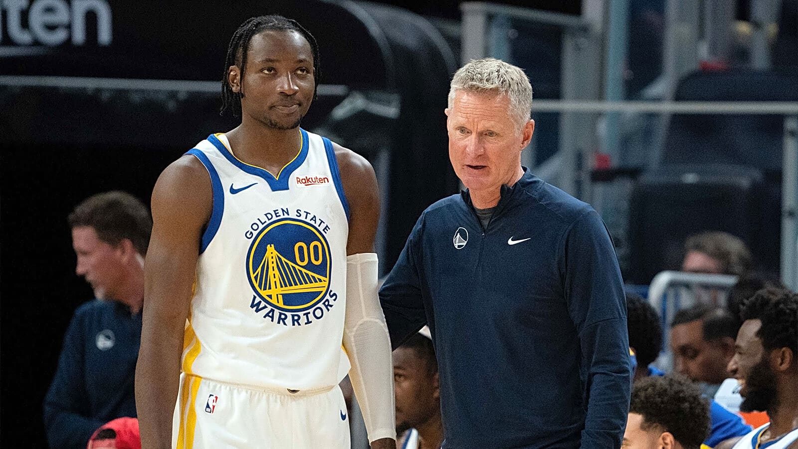 Kendrick Perkins calls out Warriors coach Steve Kerr after Jonathan Kuminga-Hawks trade