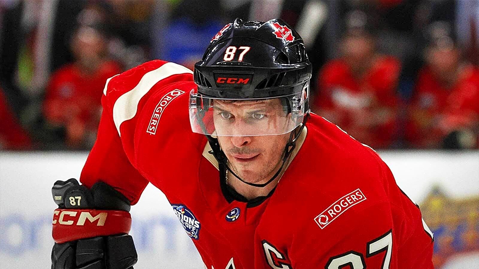 Sidney Crosby makes Team Canada history vs. France