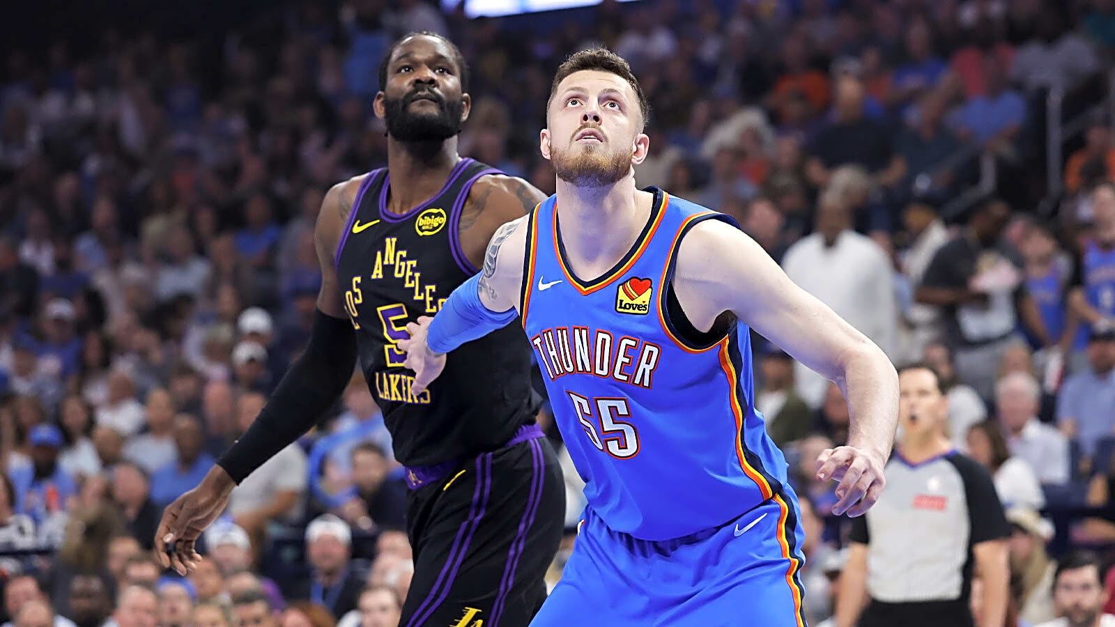 Lakers’ Deandre Ayton gets real on Thunder’s playoff atmosphere