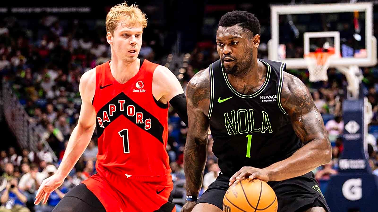 Pelicans’ Zion Williamson sets X ablaze with astonishing windmill jam vs. Raptors