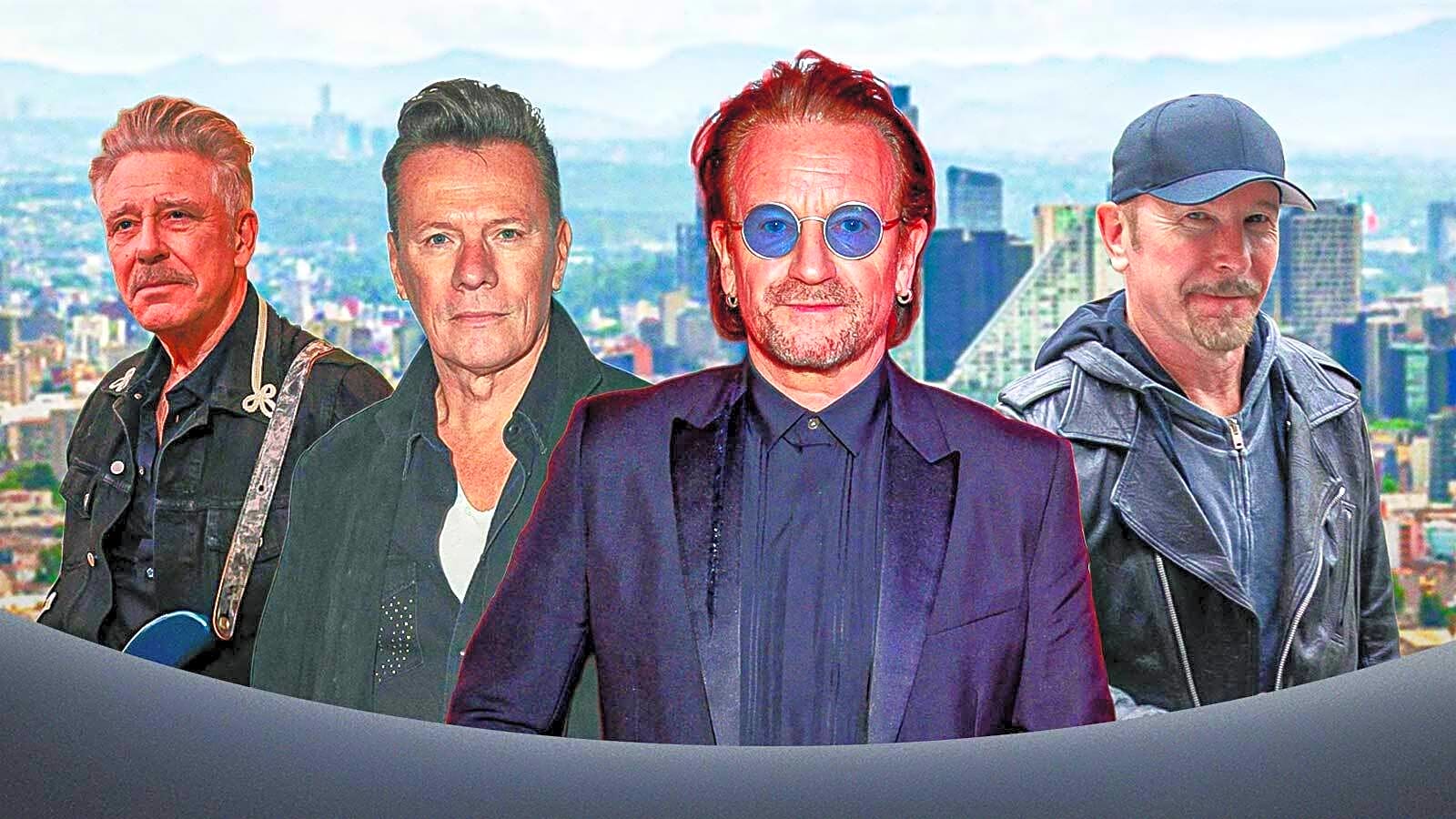 U2 debut groovy new song while filming music video in Mexico City