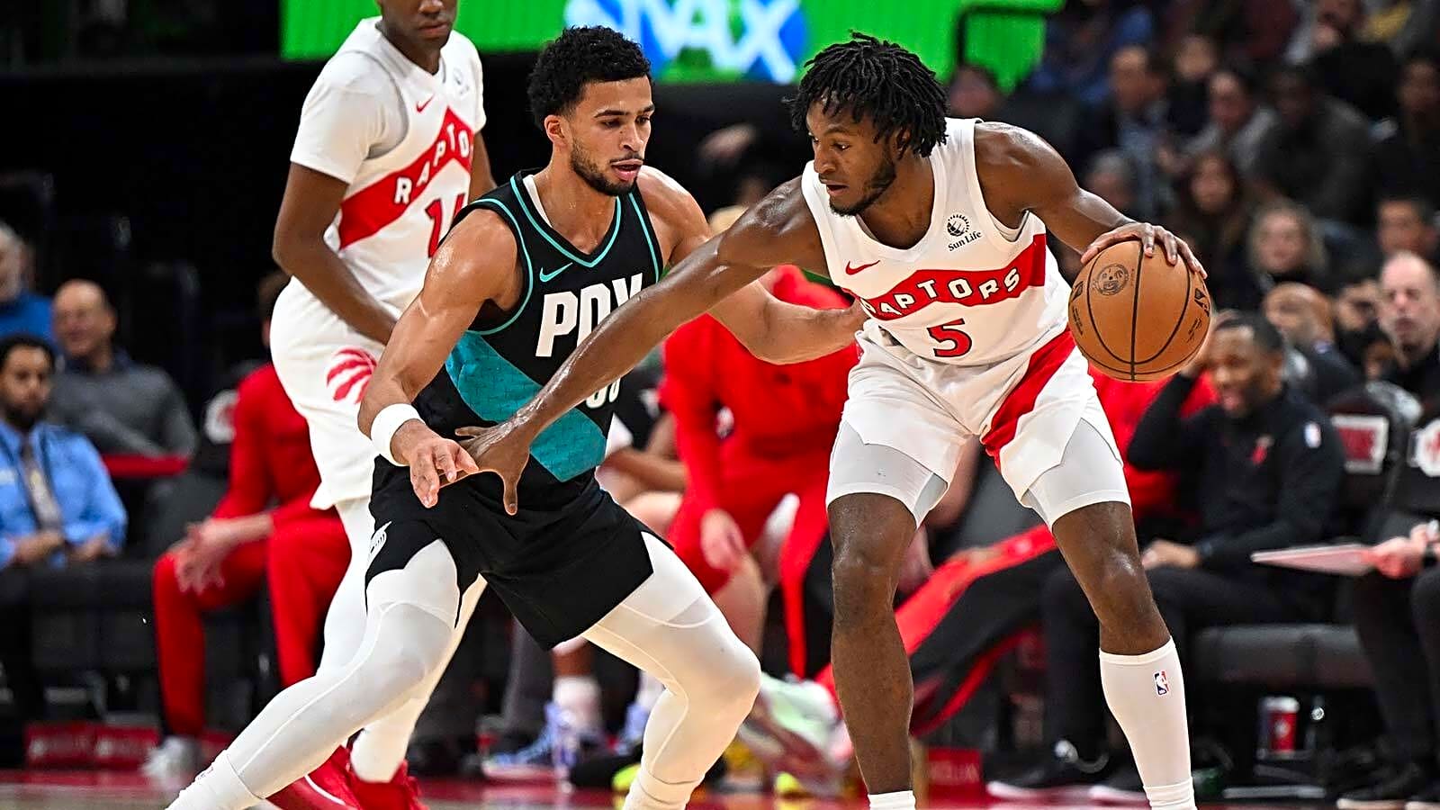 Raptors’ Immanuel Quickley gets 100% real about RJ Barrett’s injury absence