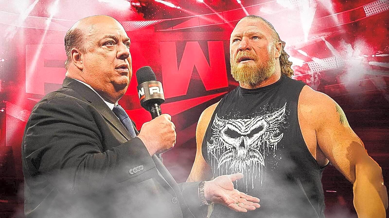 WWE’s Paul Heyman drops ‘GOAT’ take after viral Brock Lesnar fall on RAW