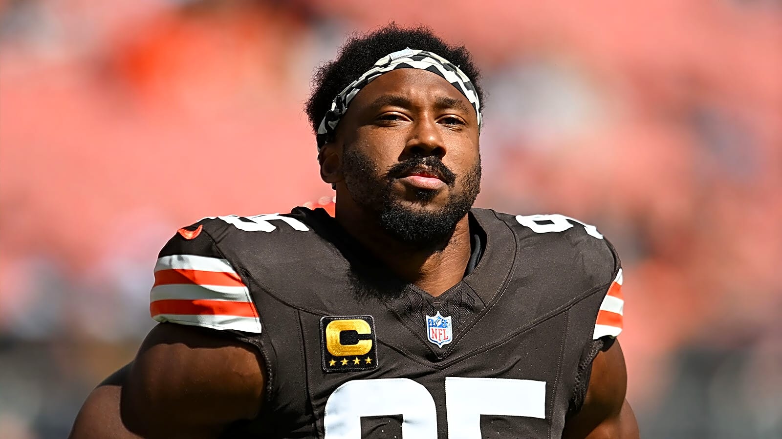 Browns’ Todd Monken downplays Myles Garrett’s minicamp absence