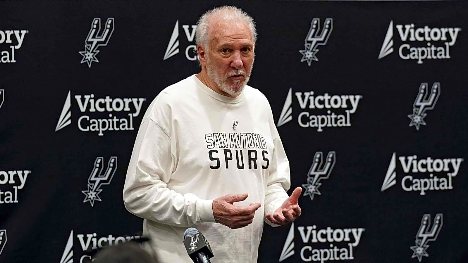 Gregg Popovich spotted at Spurs practice after turning 77