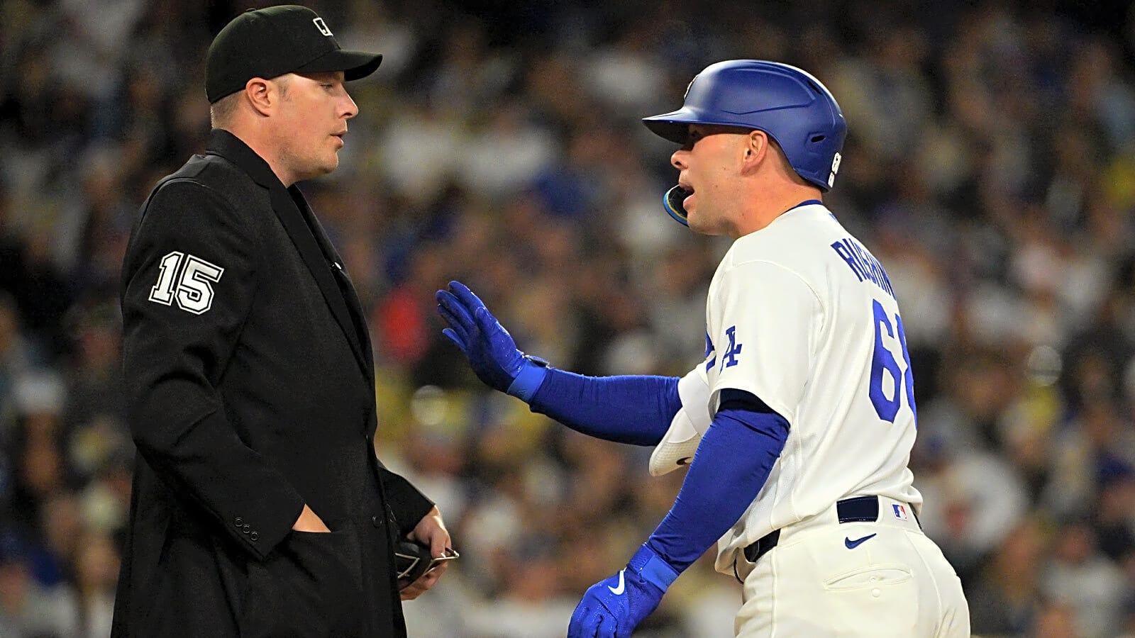 Dodgers’ Dalton Rushing makes promise after April’s viral antic