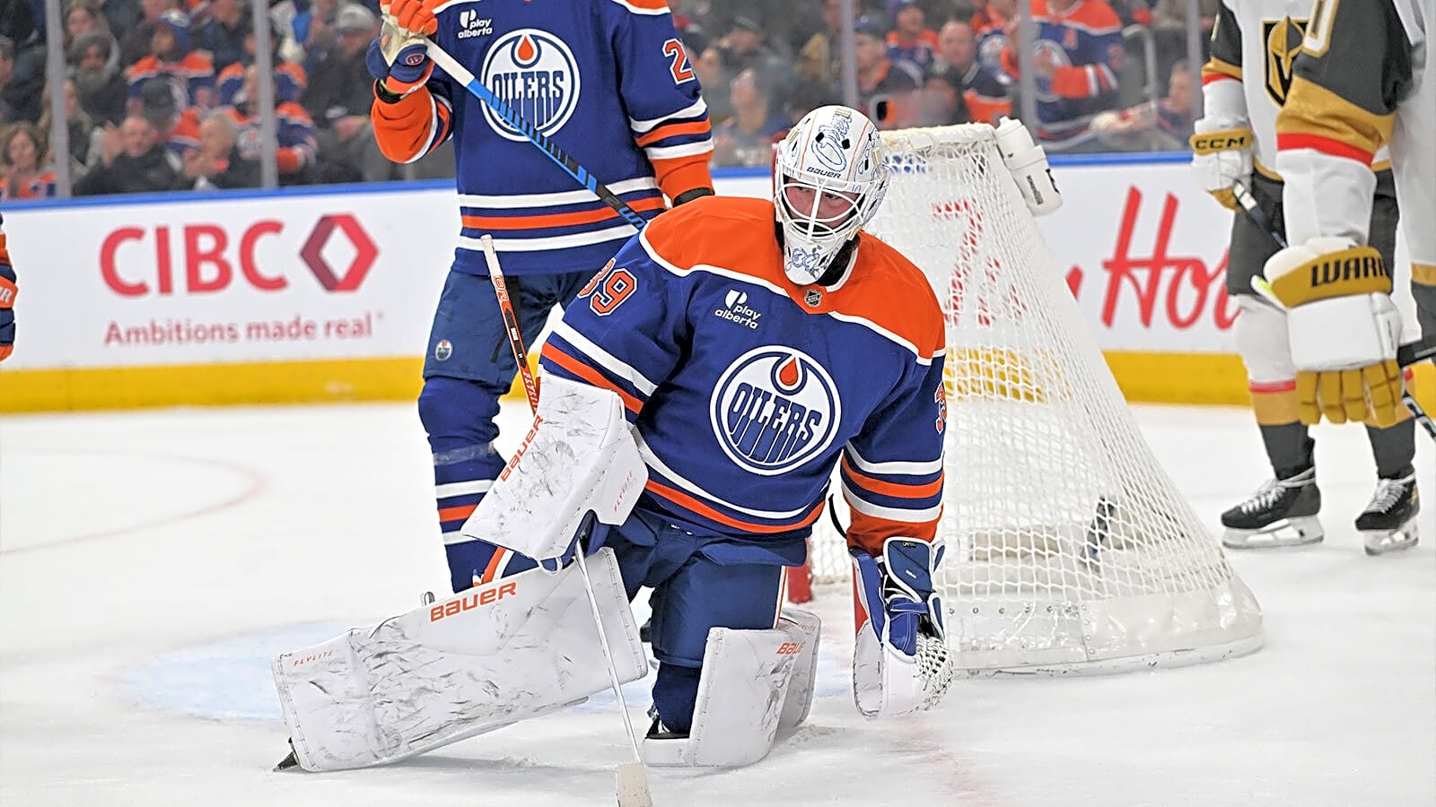 Connor Ingram’s heartfelt reaction to successful Oilers debut