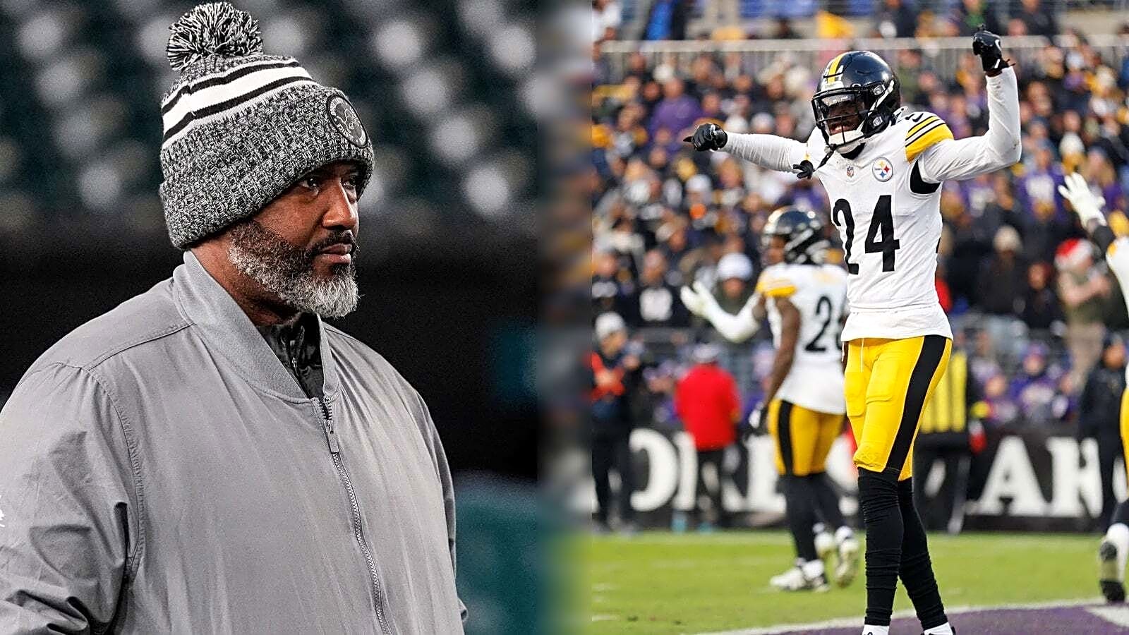 Joey Porter Jr in Steelers uniform during 2026 season