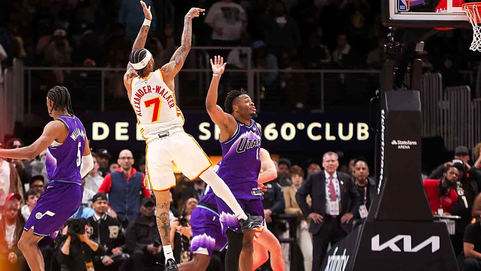 Hawks’ Nickeil Alexander-Walker gives heartfelt reflection after sinking Jazz with game-winner