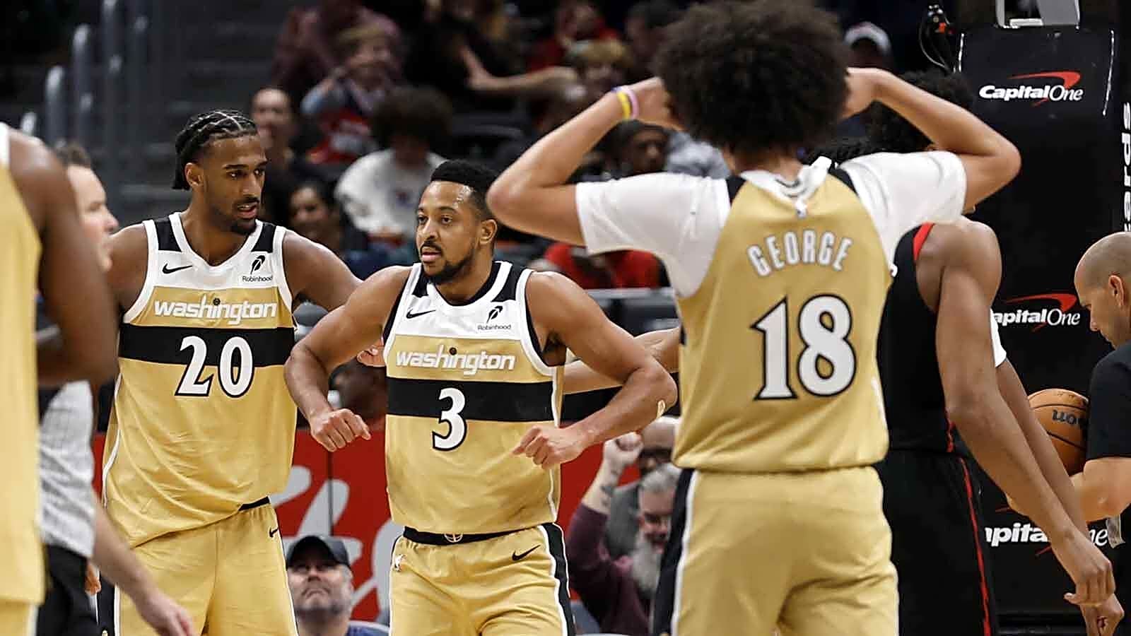How CJ McCollum ‘carries’ young Wizards with dignity