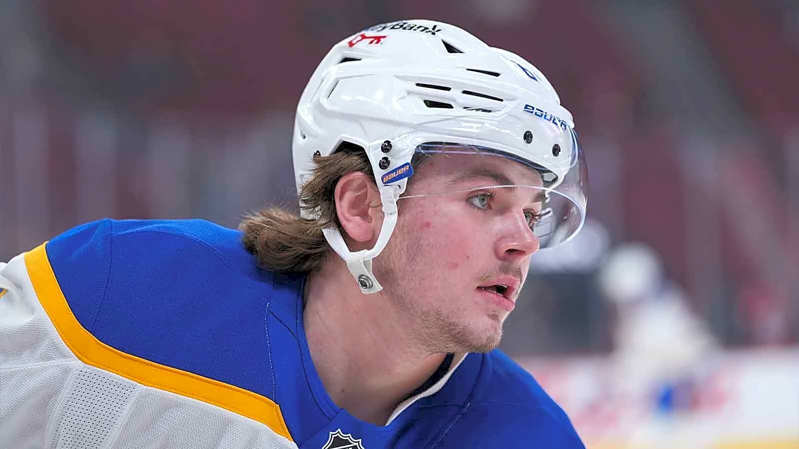Zach Benson gives ‘unbelievable’ props to Sabres fans