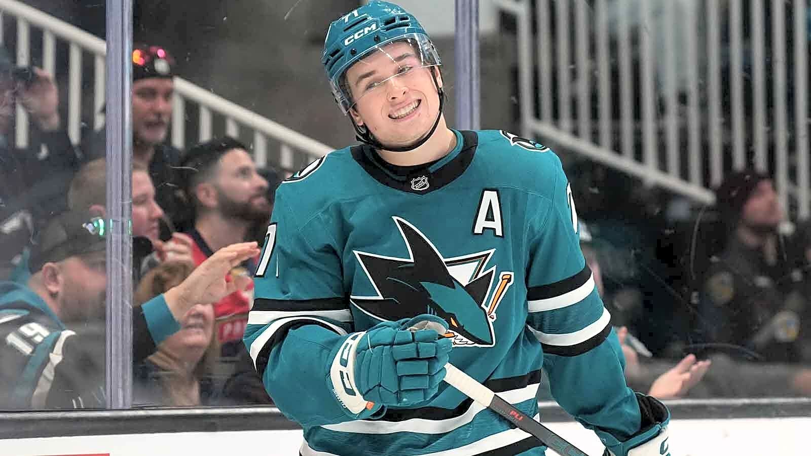 Sharks’ Macklin Celebrini gets incredible praise from Brad Marchand after beating Panthers