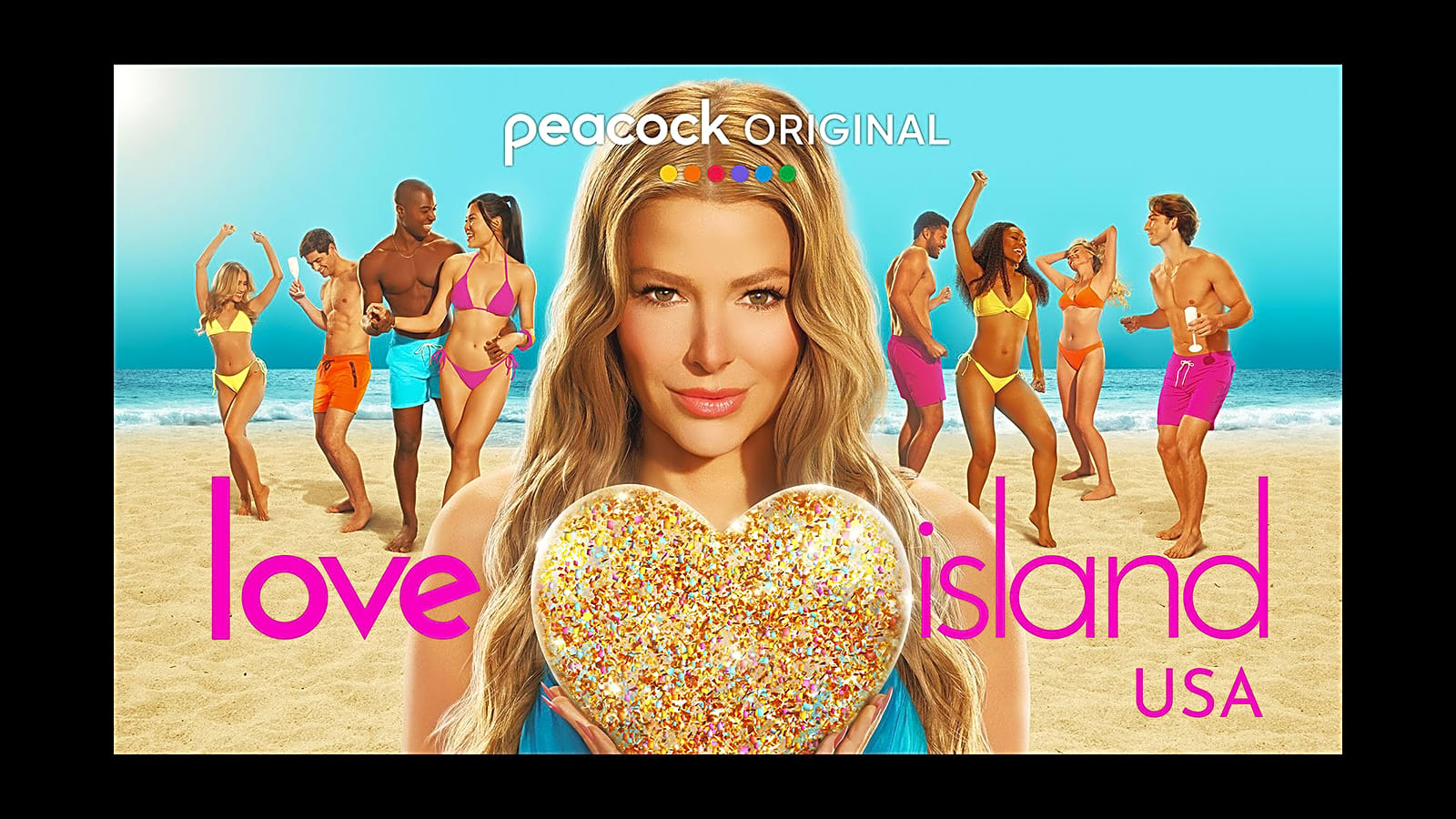 Banner image of the Peacock TV show, Love Island