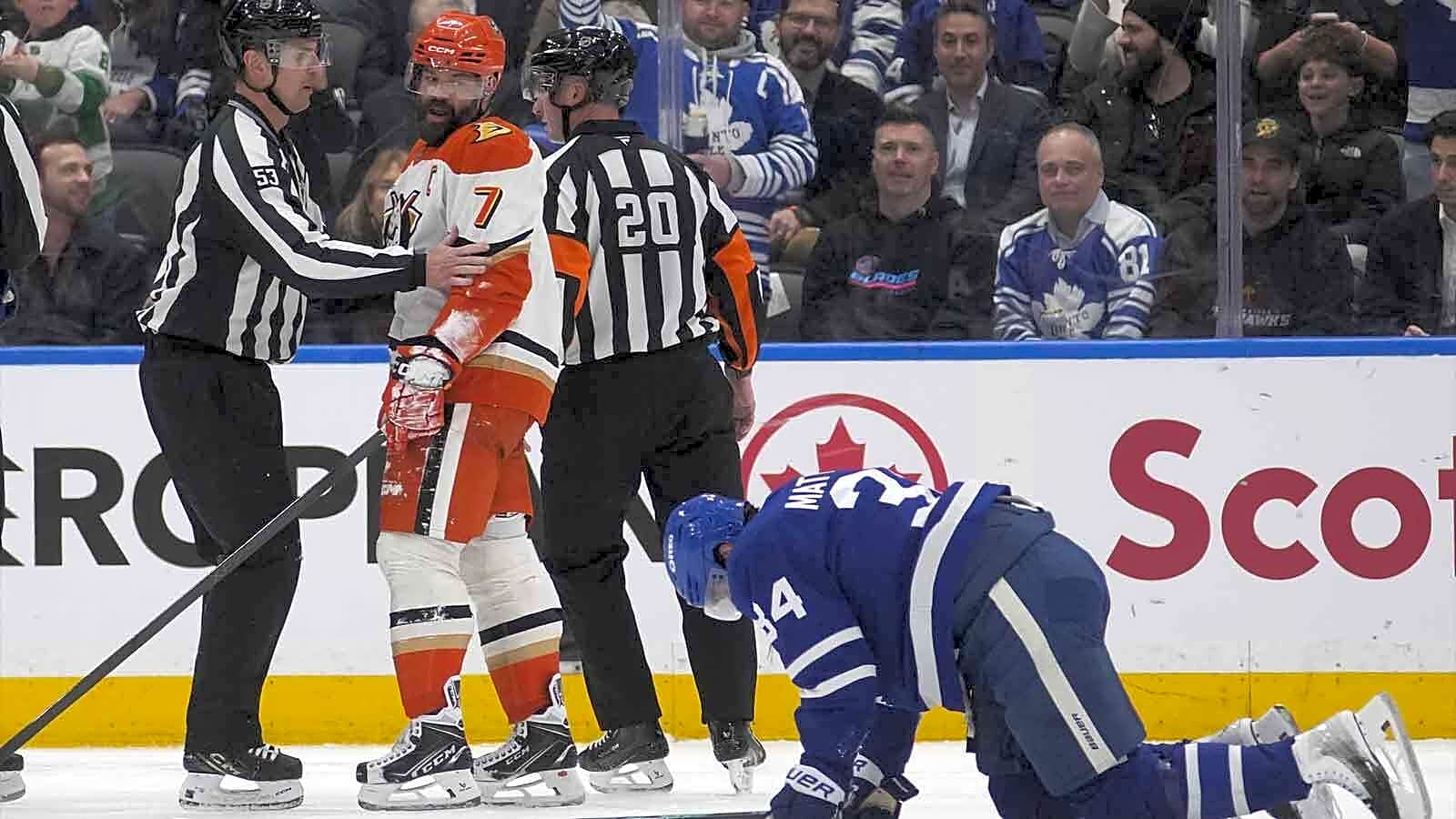 Auston Matthews’ agent blasts ‘laughable’ Radko Gudas suspension length