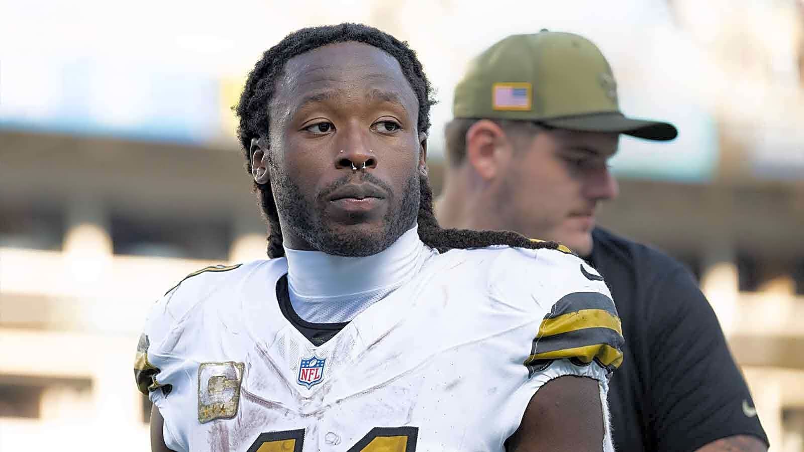 Saints’ Alvin Kamara ruled out for Buccaneers game with knee injury