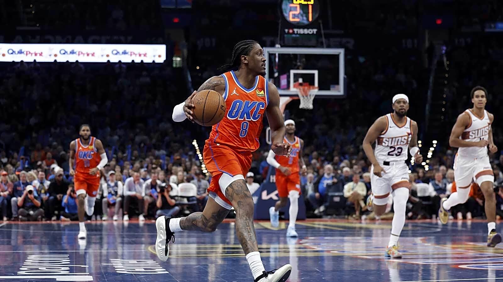 Thunder’s Jalen Williams preaches patience after making season debut