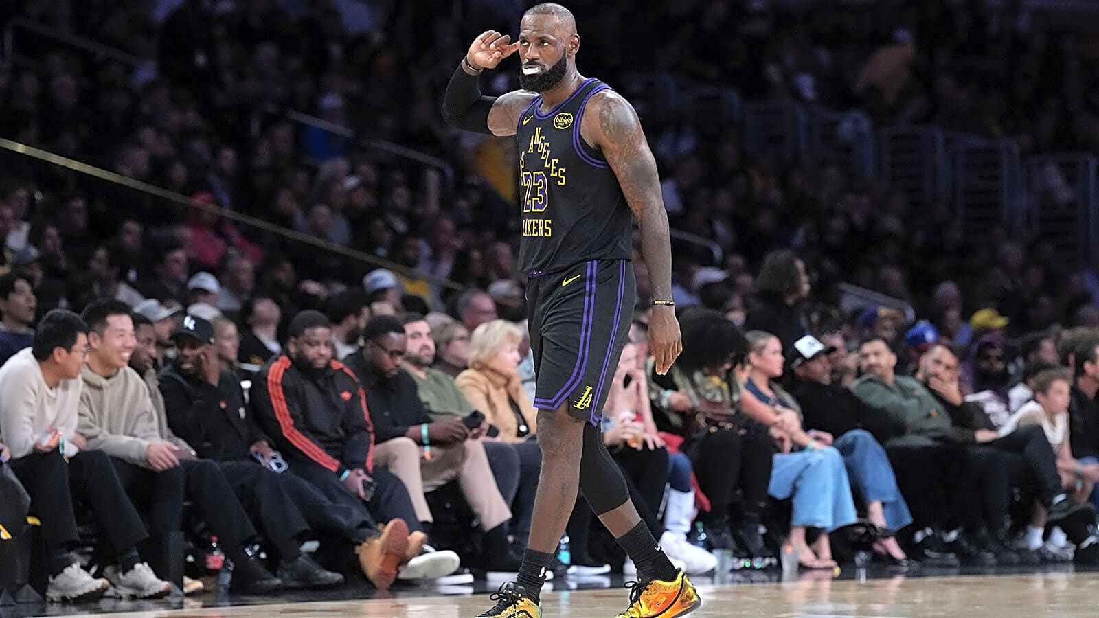 Lakers’ LeBron James makes assists history in just first game of Year 23