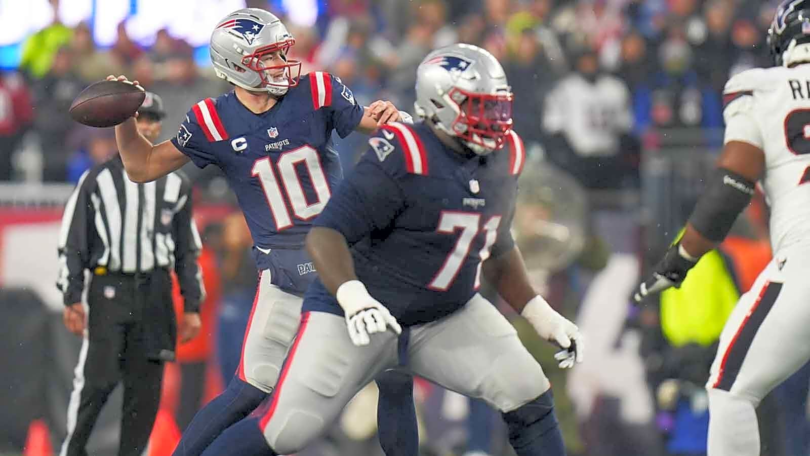 Patriots QB Drake Maye challenged by Mike Vrabel to cut out ‘reckless’ turnovers