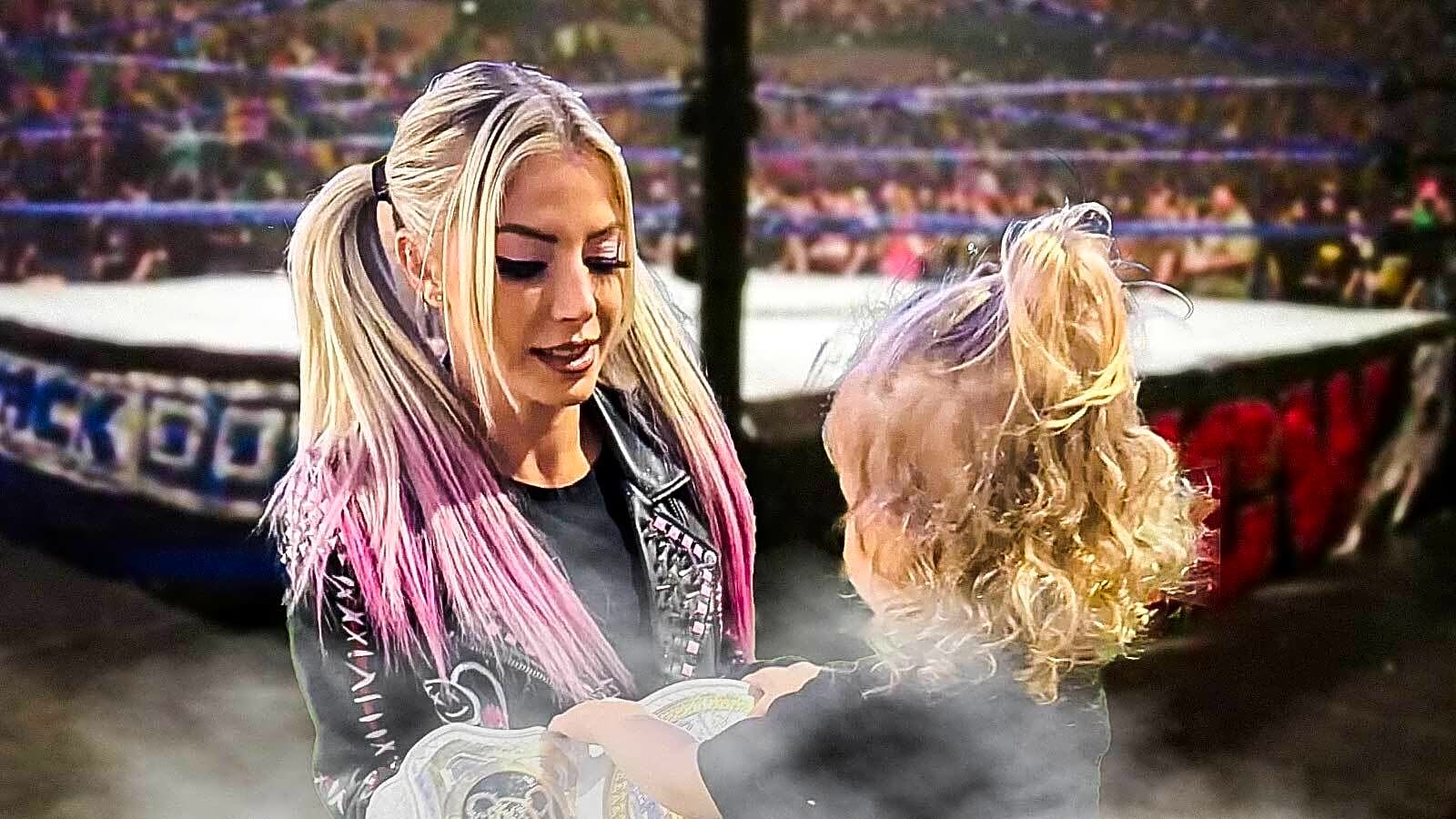 WWE star Alexa Bliss shares heartwarming mother-daughter video from live event