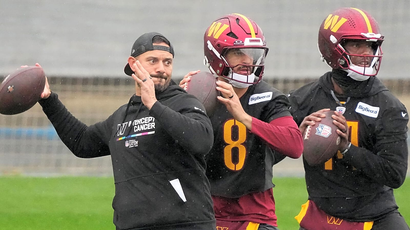 Commanders elevate David Blough to OC after Lions interest