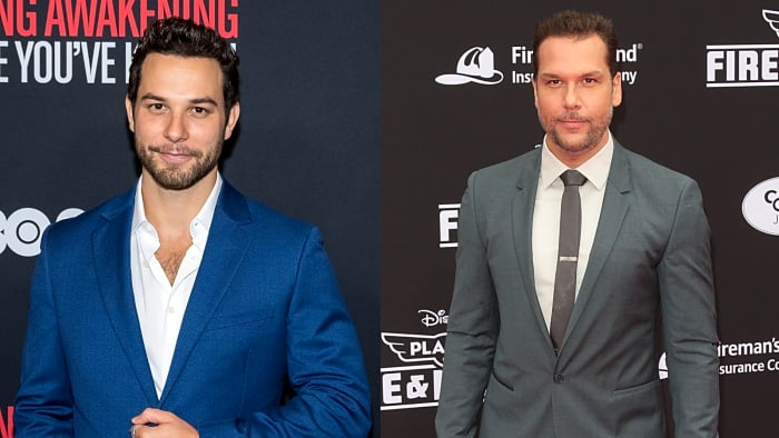 Skylar Astin and Dane Cook