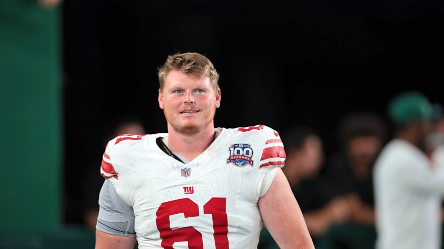 John Michael Schmitz Will Make or Break Giants’ Offensive Line