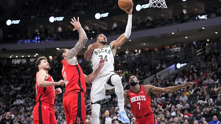 The Rockets Have to Swing for Giannis Antetokounmpo