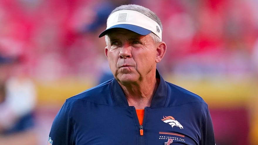 Broncos' Sean Payton reacts to Drew Brees comeback report