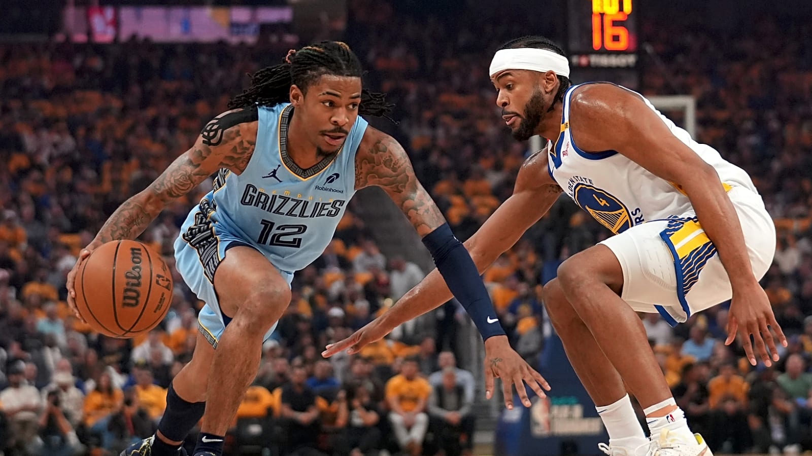 Watch: Ja Morant passes to himself off the backboard