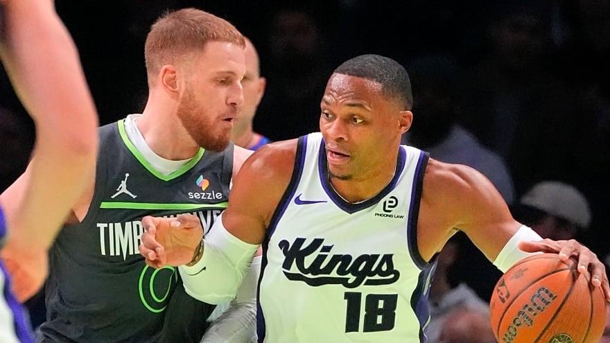 Russell Westbrook moves into Kings’ starting lineup, records triple-double in loss