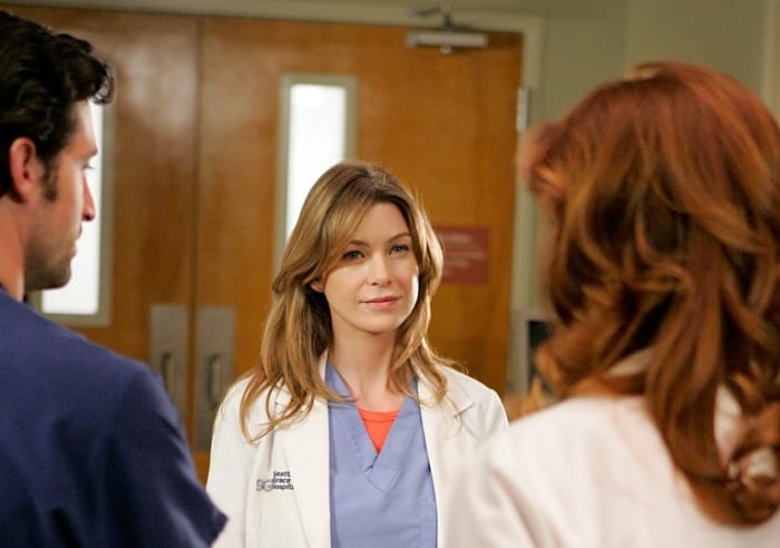 Grey's Anatomy: Meredith Grey, Addison Montgomery, and Derek Shepherd